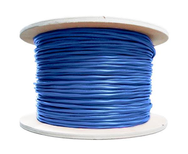 Cat6a Riser Bulk Ethernet Cable, Indoor, Unshielded CMR, UTP, 23 AWG Green L98298