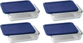 3 Cup Rectangular Dish With Plastic Cover (4) M270532