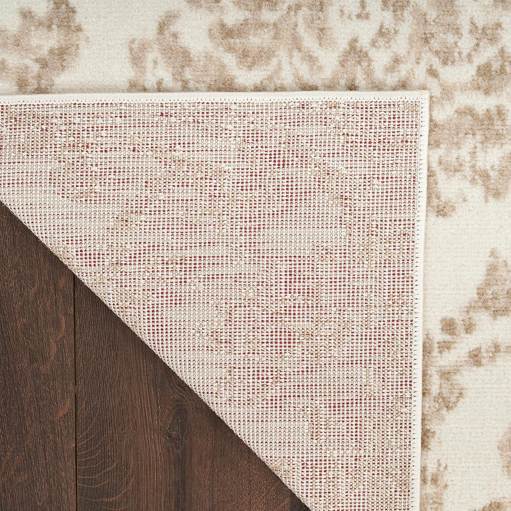 Vintage Ivory Beige 7'10" x 9'10" Area Rug J282458