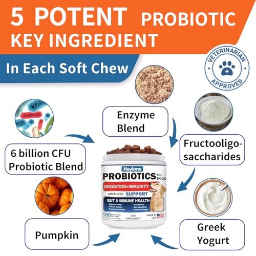 180 Chews Bacon Dog Probiotics A8857