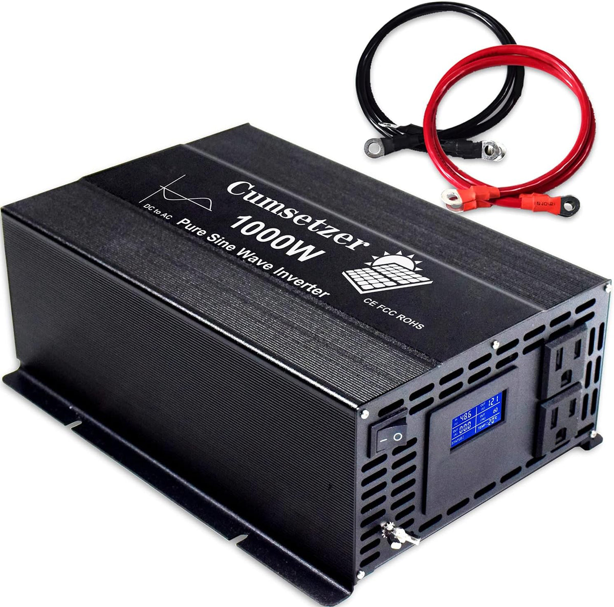 3000W 24V Pure Sine Wave Power Inverter with Dual US Outlet T827