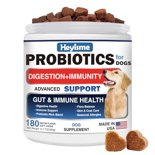180 Chews Bacon Dog Probiotics A8857