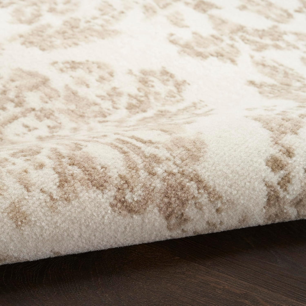 Vintage Ivory Beige 7'10" x 9'10" Area Rug J282458