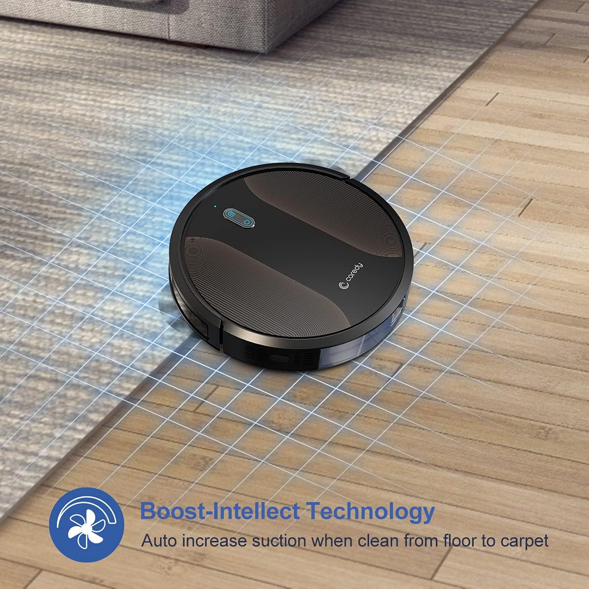 Robot Vacuum Cleaner, Wi-Fi, Sweep and Mop, 2000pa Strong Suction H13057