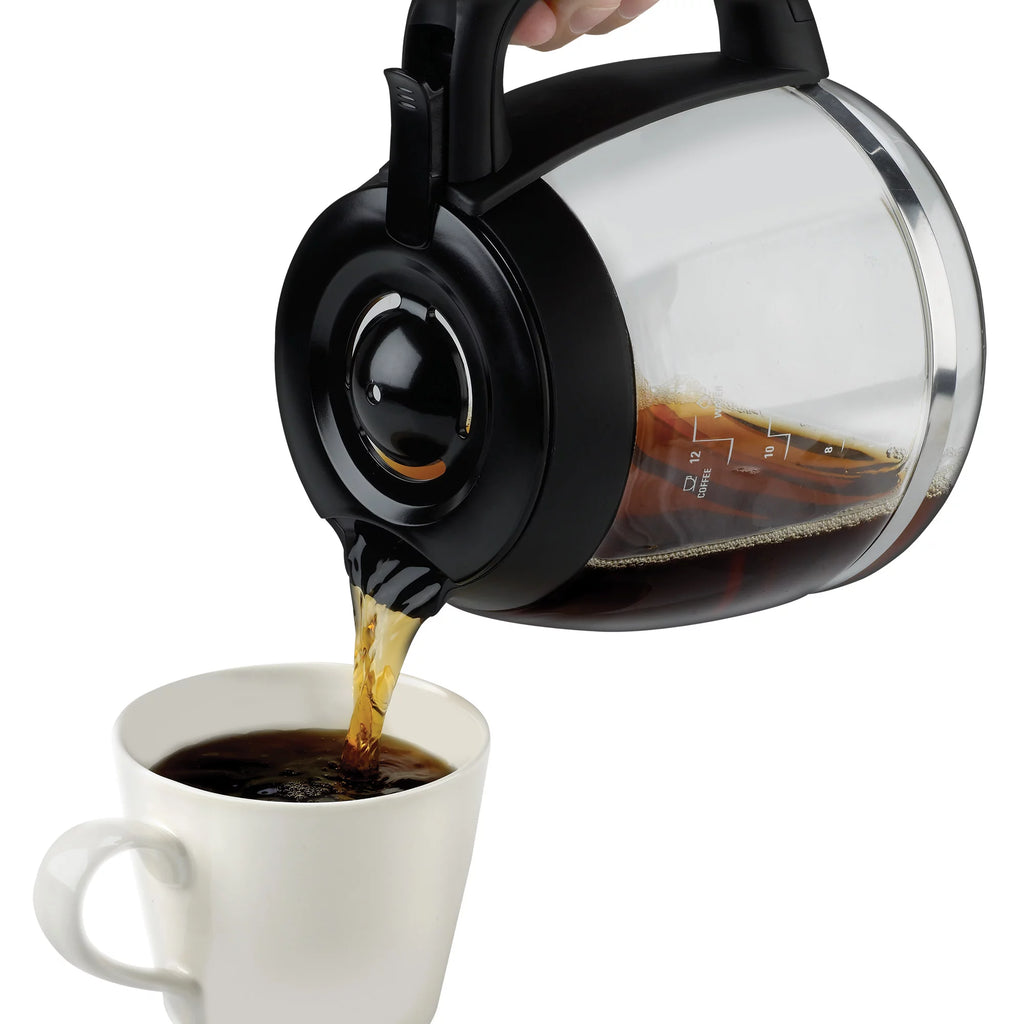 12-Cup Programmable Black Coffeemaker I566
