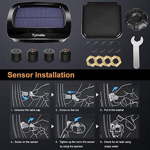 RV Tire Pressure Monitoring System with 4 Sensors R6038