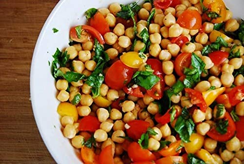 Organic Garbanzo Beans ChickPeas Raw Non-GMO Kosher Sproutable Low Sodium Bulk Vegan Dietary Fiber 10LB Q957