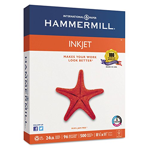 24 Lb 8.5 x 11 Printer Paper, 5 Ream (2,500 Sheets) W303
