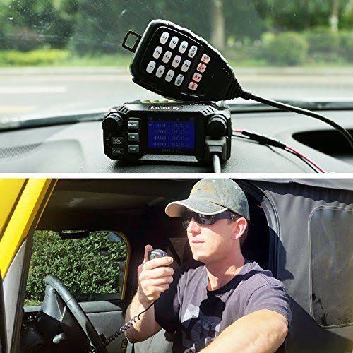 Dual Band VHF UHF 25W Mobile Radio with 4 Color Display H899