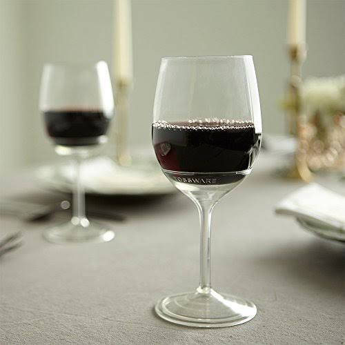 Clear Plastic Stemmed Wine Glasses 14 oz 48 Count R93082