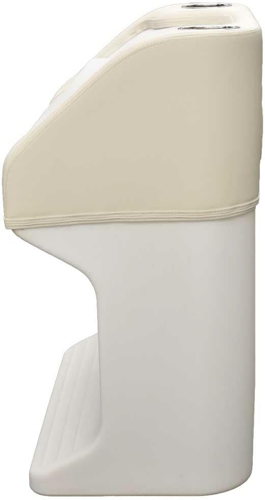 White Beige Pontoon Boat Steering Console X6685
