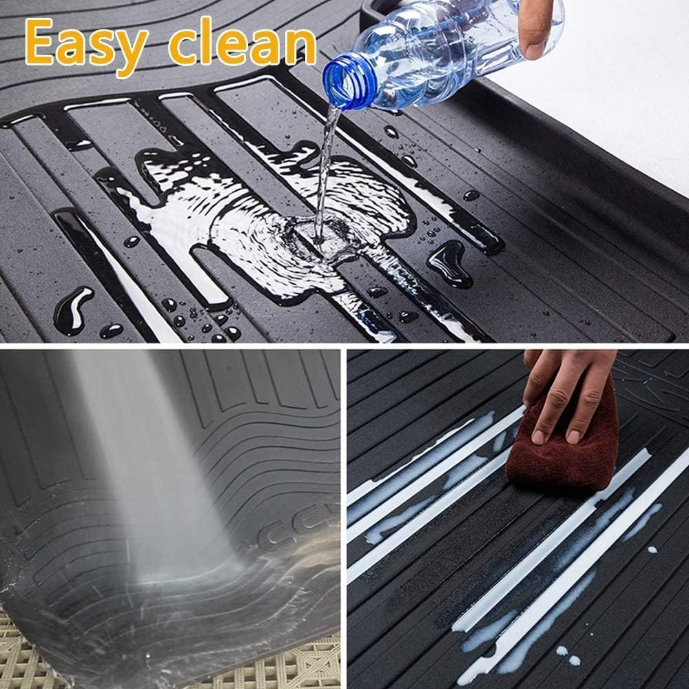Cargo Liners Waterproof TPO Rear Trunk Tray Floor Mat Set of 2 R1196