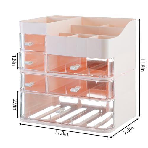 Plastic White 3 Drawer Makeup Organizer F969152