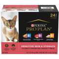 Sensitive Skin and Stomach Wet Cat Food Variety Pack F140