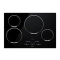 30 Inch Black Vitro Ceramic Glass Induction Cooktop with 4 Elements J500008