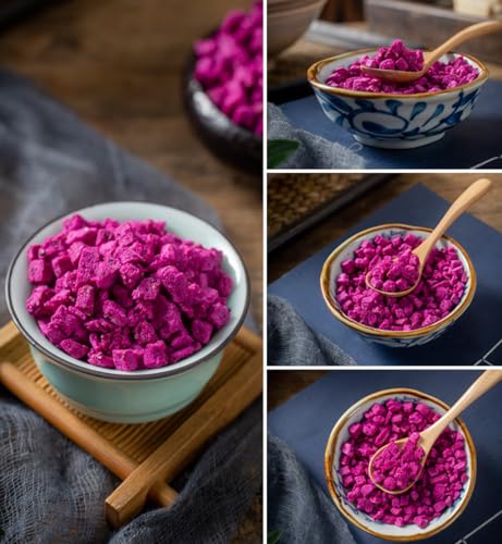 Freeze Dried Dragon Fruit Cubes No Sugar Added 3.5oz F81279