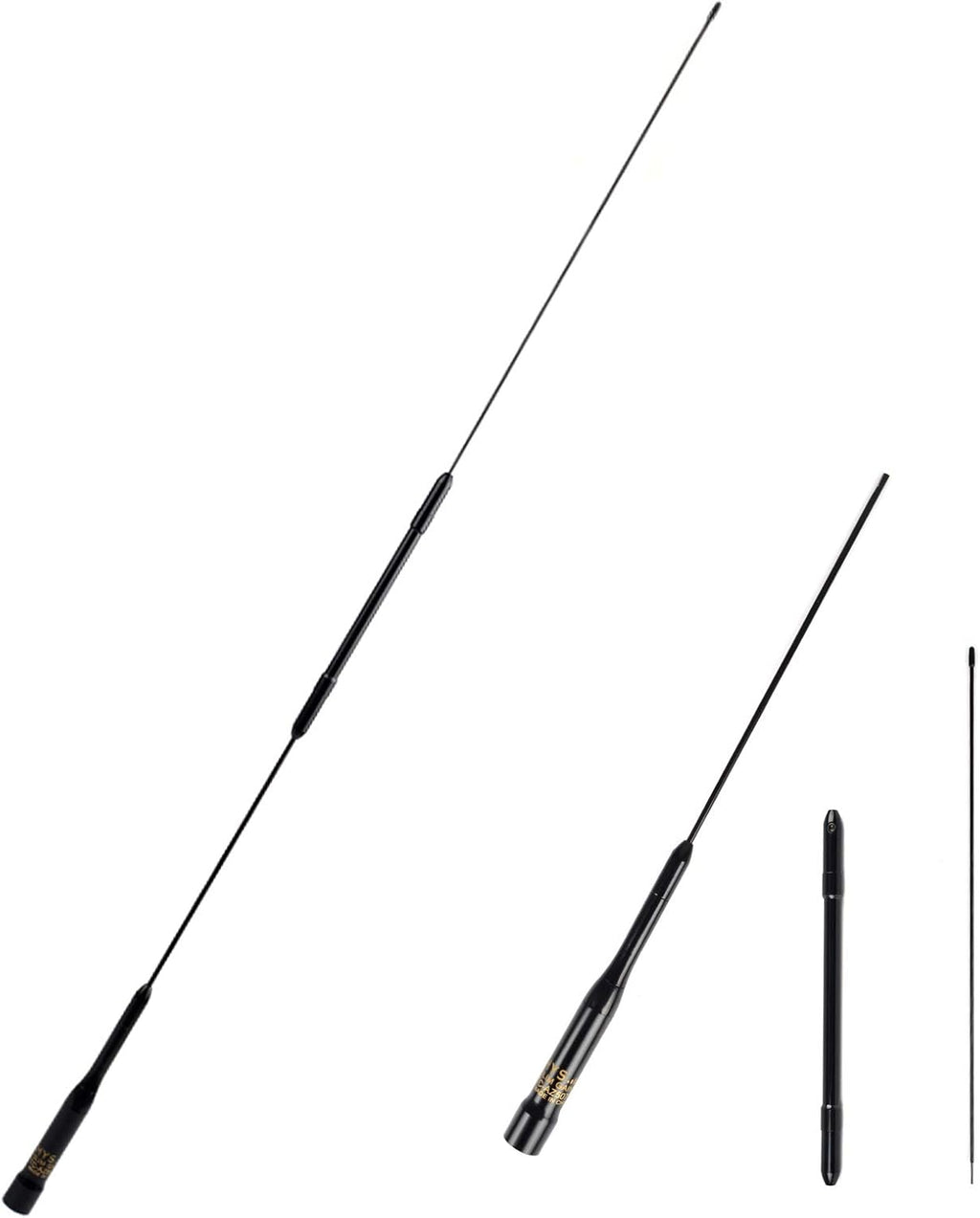 2meter 70cm Mobile Radio Antenna 29.5inch 144/430MHz PL259 Connector Pack of 2 Y4877