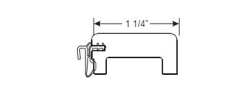 Light Wood Composite Adjustable Sill Cap A854463