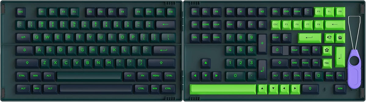 158 Keys PBT Double Shot Keycap for Mechanical Keyboards R91239