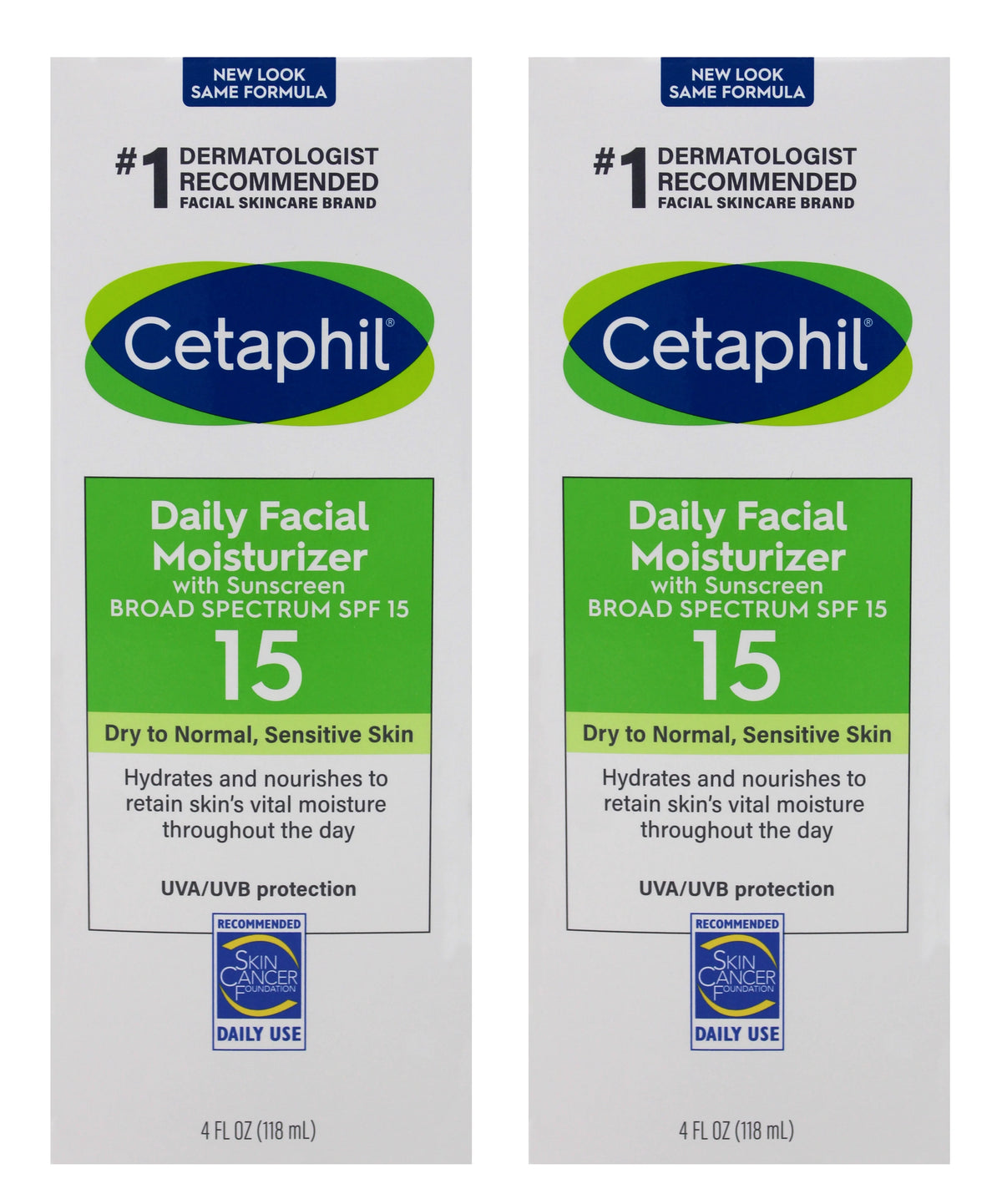Daily Facial Moisturizer SPF 15 4 oz (Pack of 2) M993834