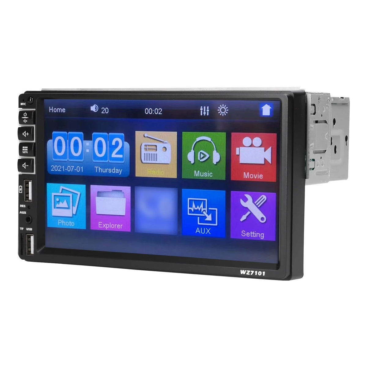 Single Din 7 Inch LCD Touchscreen Car Stereo MP5 Player with BT A29844