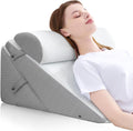3PCS Adjustable Wedge Pillow with Memory Foam Bolster Pillow G376953