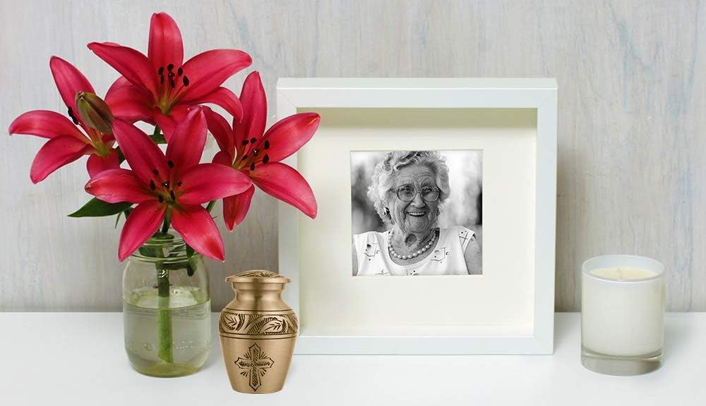 Bronze Small Mini Keepsake Urn Set of 4 E797537