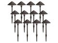 12 Pack 3W 3000K Warm White LED Outdoor Landscape Light B80990