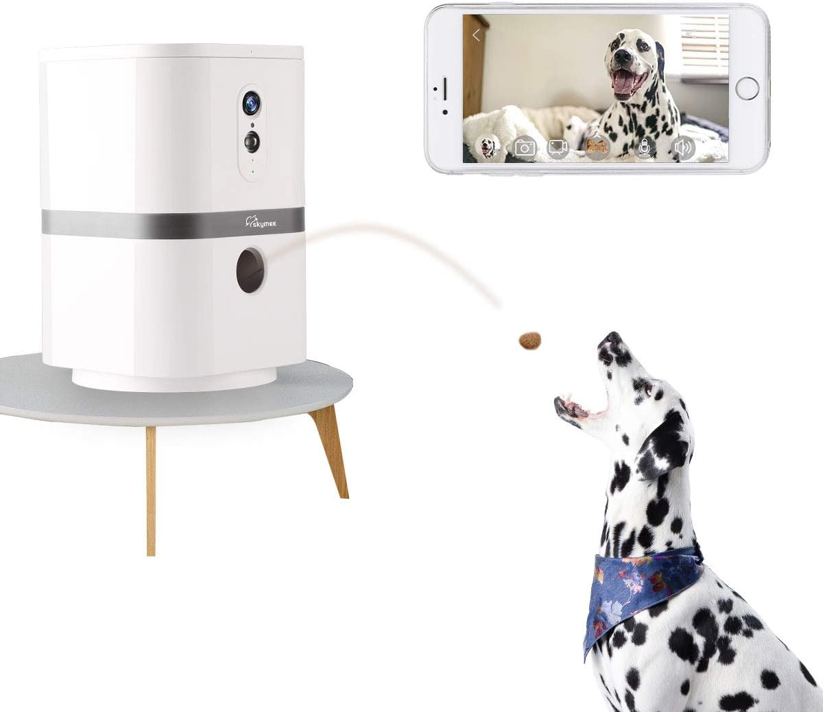 WiFi Remote Pet Camera with 180° PTZ and Night Vision A57143