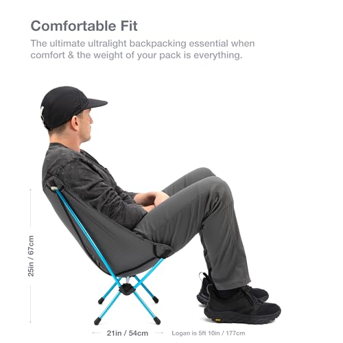 Black Ultralight Compact Backpacking Chair H10338