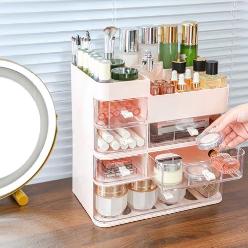 Plastic White 3 Drawer Makeup Organizer F969152