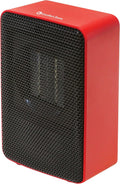 Red 200 Watt Portable Ceramic Desktop Heater A789742