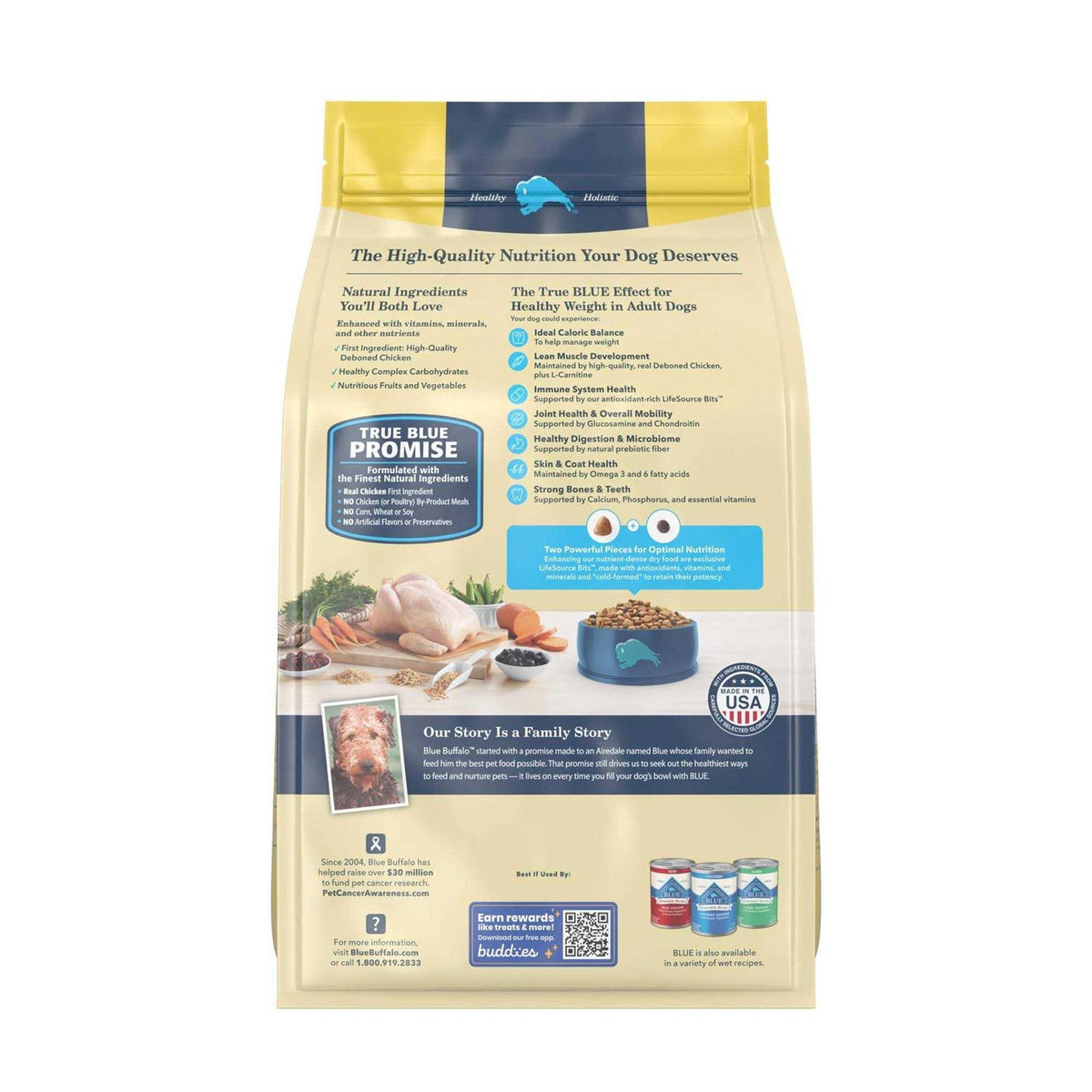 Adult Chicken & Brown Rice Dry Dog Food C30852