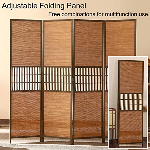 Bamboo Folding Room Divider 3 Panel Q4040
