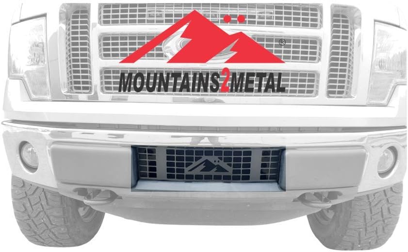 Black Stainless Steel Bumper Grille Insert N4417