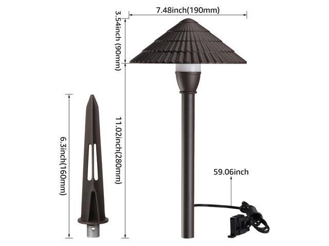 12 Pack 3W 3000K Warm White LED Outdoor Landscape Light B80990