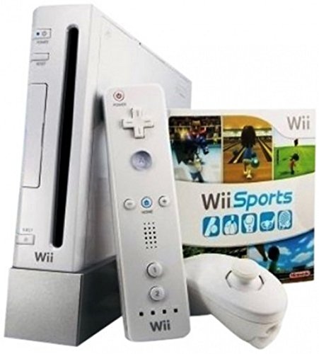 White Wii with Wii Sports Game O70625