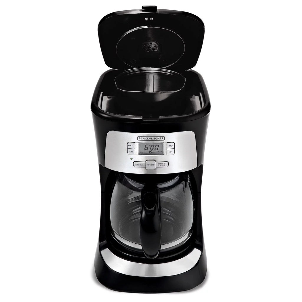 12-Cup Programmable Black Coffeemaker I566