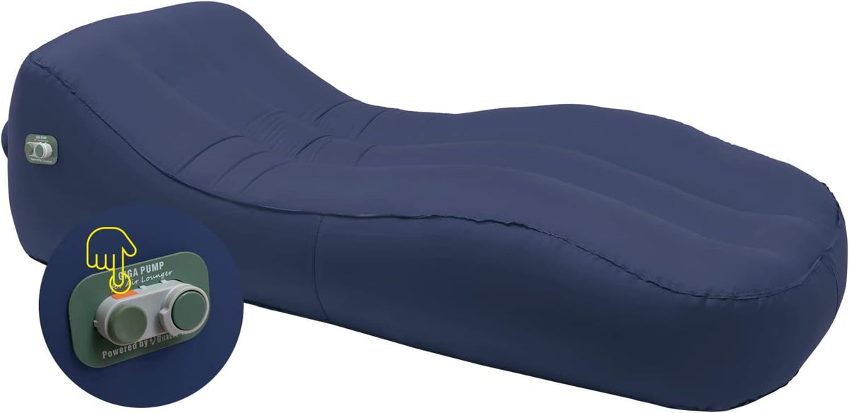 Navy Blue Inflatable Lounger Air Sofa J5739