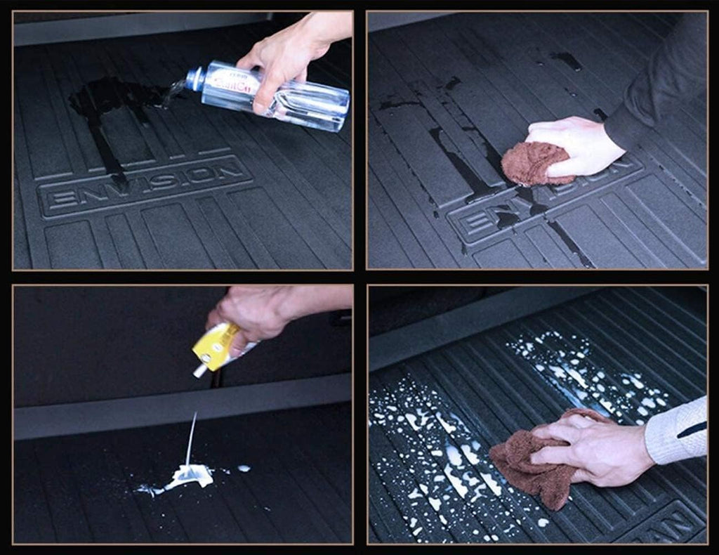 Cargo Liners Waterproof TPO Rear Trunk Tray Floor Mat Set of 2 R1196