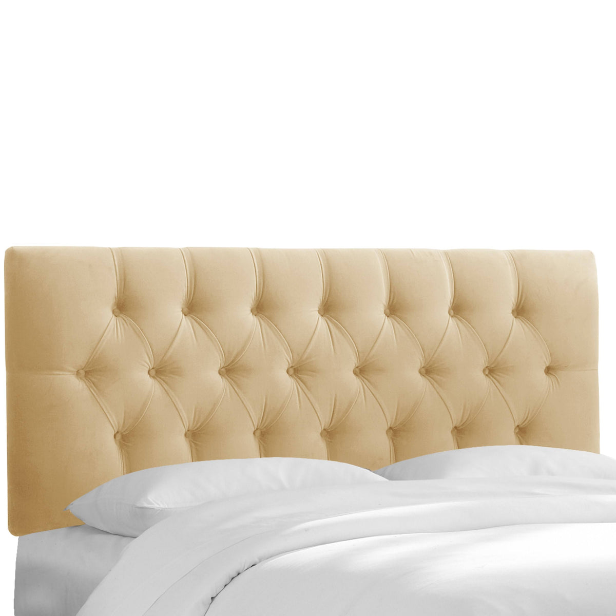 Velvet Tufted California King Headboard E17145
