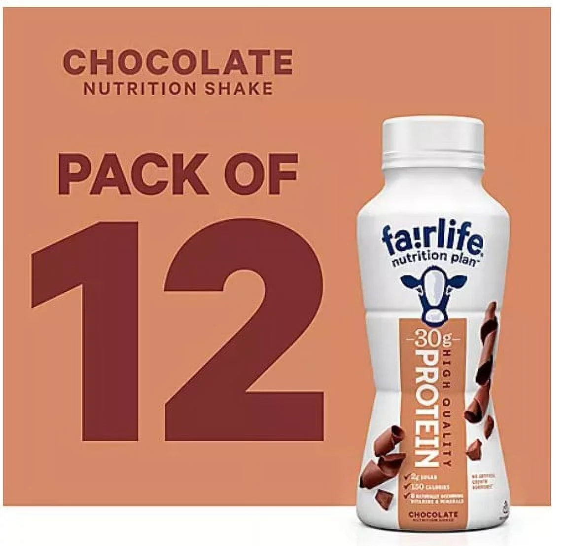 Chocolate 30 g Protein Shake (11.5 fl. oz., 12 pk.) P6138