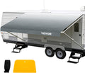 15 FT Gray Fade Vinyl RV Awning Replacement Fabric Q26523