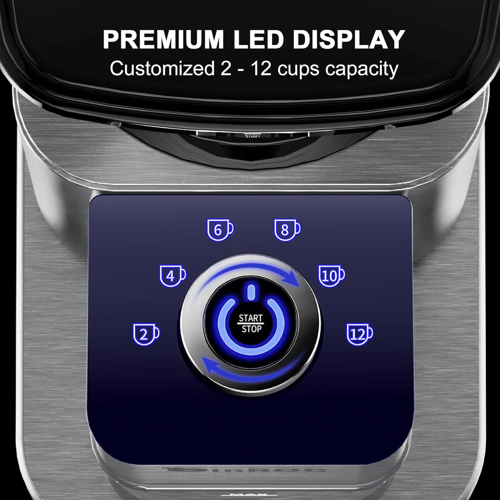 Conical Burr Coffee Grinder with 48 Grind Settings F95346