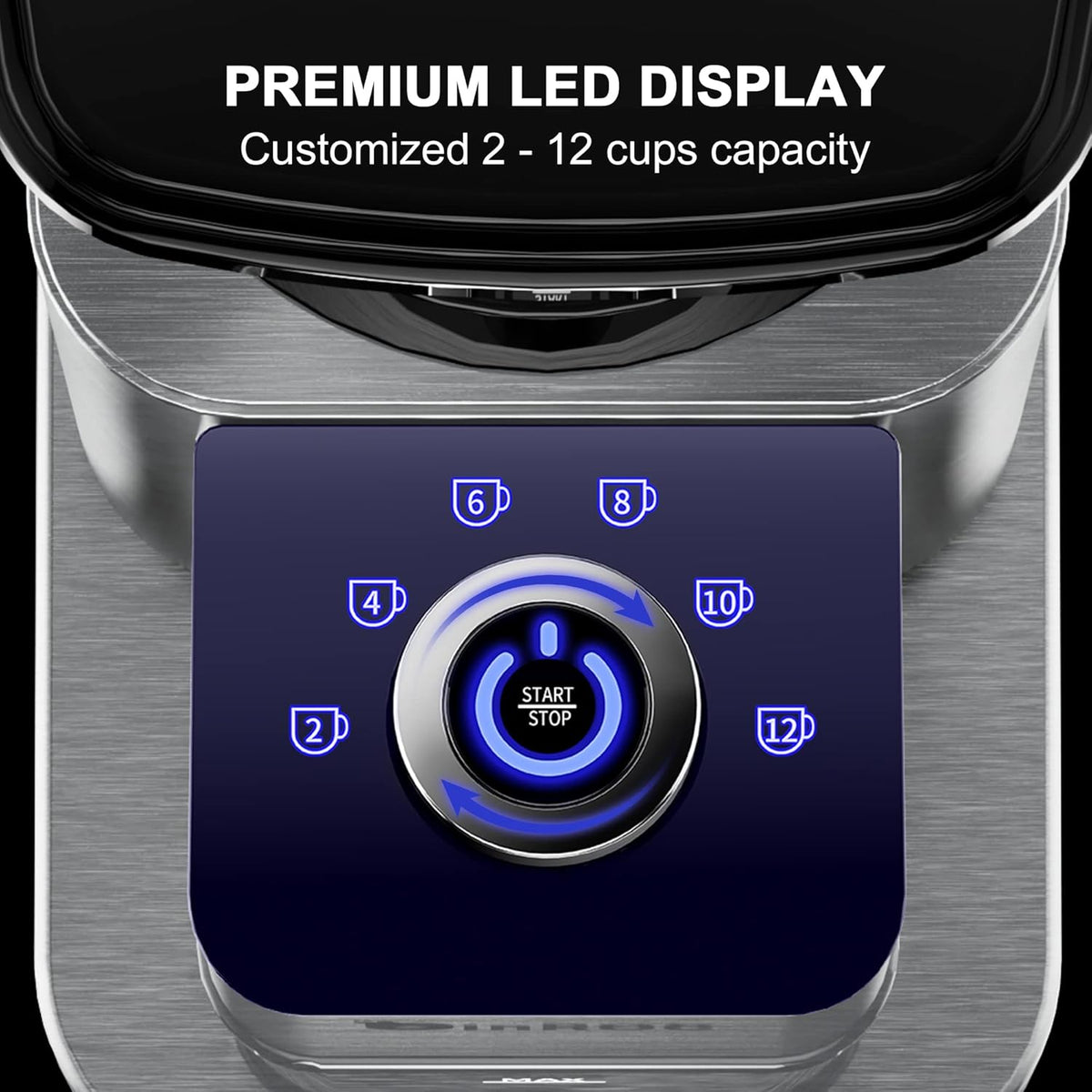 Conical Burr Coffee Grinder with 48 Grind Settings F95346