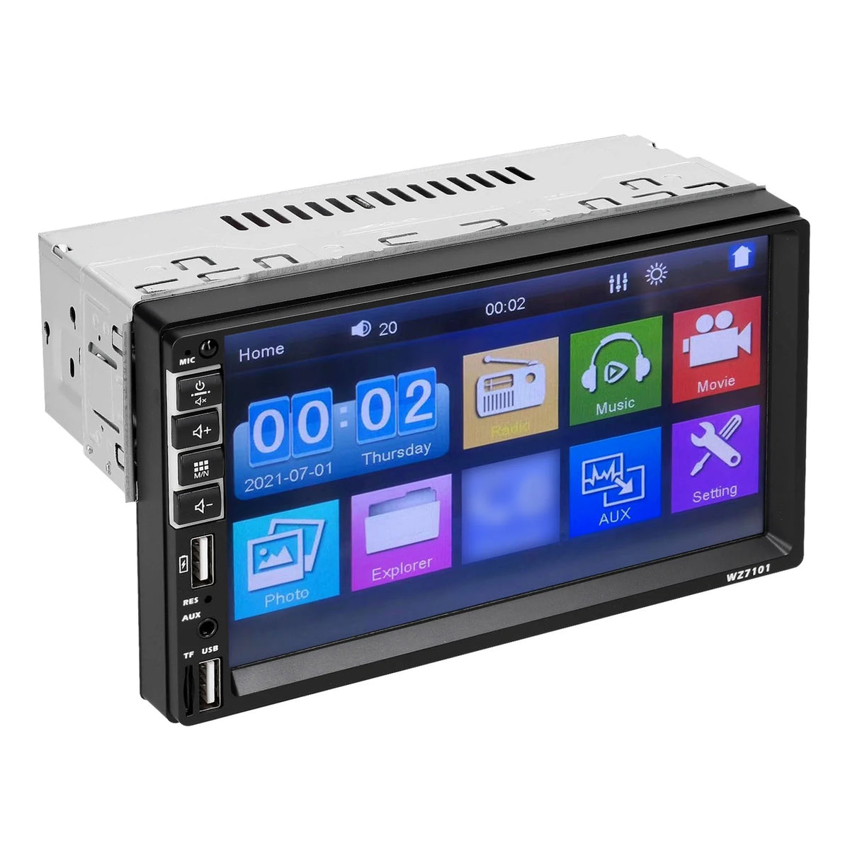 Single Din 7 Inch LCD Touchscreen Car Stereo MP5 Player with BT A29844