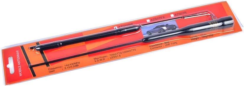 2meter 70cm Mobile Radio Antenna 29.5inch 144/430MHz PL259 Connector Pack of 2 Y4877