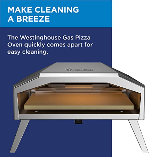 Electric Pizza Oven with 12 Inch Ceramic Stone, Stainless Steel C350614