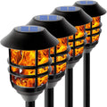 Waterproof LED Metal Solar Pathway Lights 4 Pack V55643