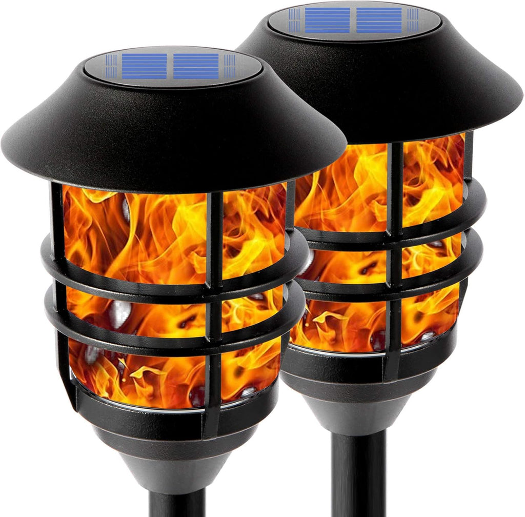 Waterproof LED Metal Solar Pathway Lights 4 Pack V55643